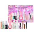 Sephora Favorites Gleamy Dreamy Beauty Sampler con productos de maquillaje y skincare